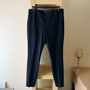 J. Crew Women's Classic Black Straight Leg Pants